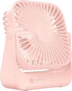 Olv 445041895810 Desk Fan 4 Speeds Stronger Cooling Airflow Portable Small Rechargeable U