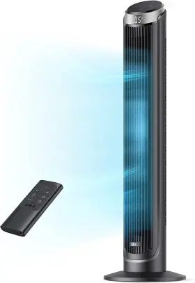 Dr-htf008 Onestop-stores Tower Fans For Bedroom 90 Oscillating Indoors 4 Modes 5 Speeds Max 2