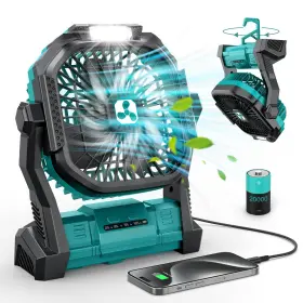Onlynew 614141849260 Portable Fan Rechargeable 20000mah Cordless Battery Powered With
