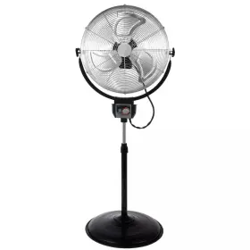 Optimus 313099983964 20 Inch Industrial Grade Pedestal Fan With Chrome Grill