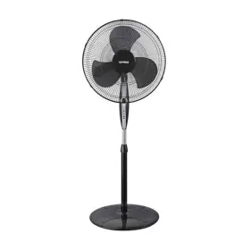 Optimus 630326918729 18 Inch Oscillating Stand Fan In Black