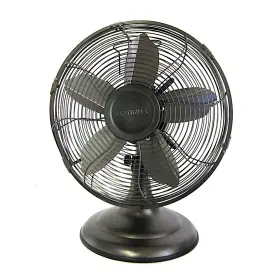 F-6212a Optimus 803983125391 3-speed 60-watt 12- Inch Portable Retro Oscillating Table Fan