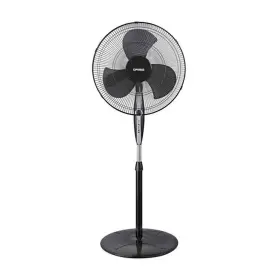 93589999m Optimus 3-speed 18 Inch Oscillating Stand Fan With Remote Control Black