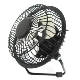 Optimus F-4048 4-inch Usb/ac Mini Fan With Tiltable Head And Heavy-duty Blade