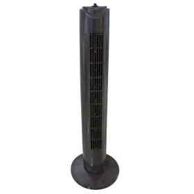 F-8449bk-u-b Optimus 32 Inch 3 Speed Home Oscillating Tower Fan With Timer Black Used