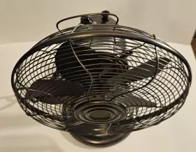 Ft30-9u3 Optimus Antique Reto Style Table Fan 12 Inch 3 Speed 5 Blade Oscillating -all Metal #2