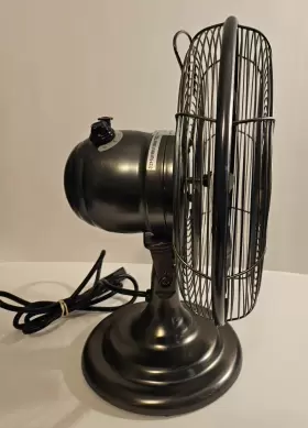 Ft30-9u3 Optimus Antique Reto Style Table Fan 12 Inch 3 Speed 5 Blade Oscillating -all Metal #3