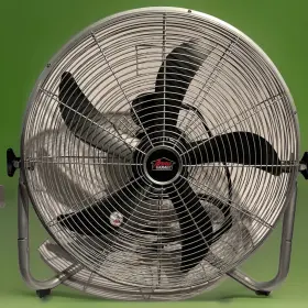 Mohv-20d-mf Orient Industries 20 Inch High Velocity Floor Fan Heavy Duty 3 Speed Control With Adjustable Tilt