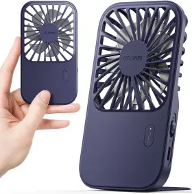 S-f30 Otlonpe Mini Portable Handheld Fan Small Personal Dark-blue