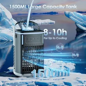 Outifuo 752815244536 Portable Air Conditioners Fan Dual Nozzle Conditioner 1500m #2