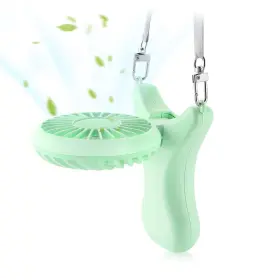 Ofhd200 Outxe Personal Necklace Mini Fan 3000mah Hands-free Portable Usb 3 Sett Inch