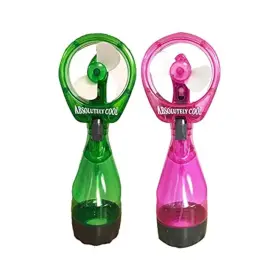 P&f 652118070668 Water Mist Spray Bottle Fan Portable Handheld Mister - Battery Operated