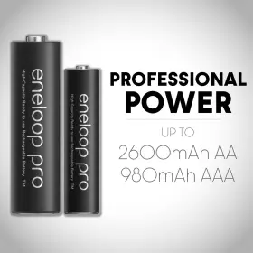 Bk-4hcca4ba Panasonic Bk4hcca4ba Eneloop Pro Aaa High Capacity Ni-mh Pre-charged Recharg #2