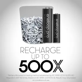 Bk-4hcca4ba Panasonic Bk4hcca4ba Eneloop Pro Aaa High Capacity Ni-mh Pre-charged Recharg #3