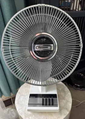 F-1209 Panasonic 5-way Oscillation 3 Speed A.c. Desk Fan Mfg. And Assy In Usa
