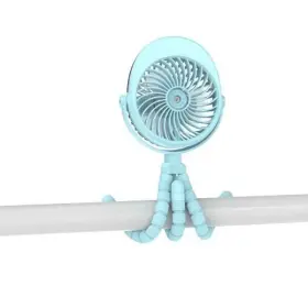 Ml-f002 Panergy Portable Misting Baby Stroller Outdoors Fan Rechargeable Blue Fast Free Ship Nib
