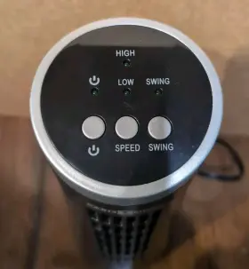 Petf020 Paris Rh Ne Rhone Small Tower Fan 75 Oscillating 12ftft Cooling Desk Table Us #2