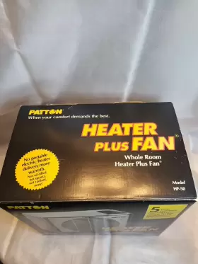 Hf-50 Patton Rare Vintage Whole Room Electric Heater Plus Fan Made In Usa #2