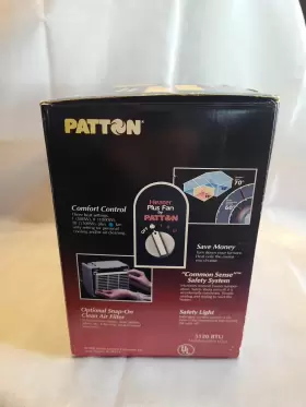 Hf-50 Patton Rare Vintage Whole Room Electric Heater Plus Fan Made In Usa #3