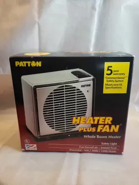 Hf-50 Patton Rare Vintage Whole Room Electric Heater Plus Fan Made In Usa
