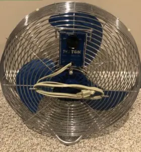Tg-1487 Patton Vtg Industrial High Velocity Fan Air Circulator 3-speed Blue Blade #3
