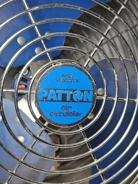 U2-1485 Patton Vintage High Velocity Air Circulator 3 Speed Industrial Fan Works #3