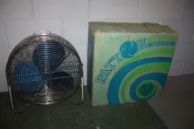 U2-1872 Patton U2-1885 Vintage High Velocity Air Circulator 3 Speed 18 In Fan With Box