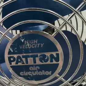 U2-887 Patton Vintage Metal Fan 12 Inch High Velocity Air Circulator Adjustable 2 Speed #2