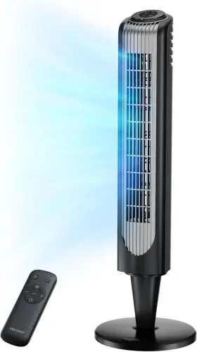 Pelonis 445014678662 36-inch Tower Fan For Bedroom Oscillating Remote Control