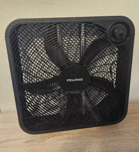 Pelonis 445022193102 Box Fan 20 Inch Adjustable 3 Speeds For The Perfect Noise Level