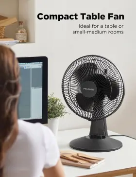 Pelonis 810049710729 Table Fan 12-inch 120 Oscillating Small Portable Electric #2
