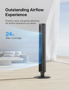 Pelonis 810049711696 42-inch Tower Fan For Bedroom Oscillating With Remote Control I #2
