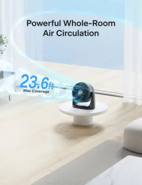 Pelonis 810049711726 3 Speed Small Room Air Circulator Fan With 7-inch Blade Table 100 #2