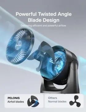 Pelonis 810049711726 3 Speed Small Room Air Circulator Fan With 7-inch Blade Table 100 #3