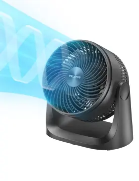 Pelonis 810049711726 3 Speed Small Room Air Circulator Fan With 7-inch Blade Table 100