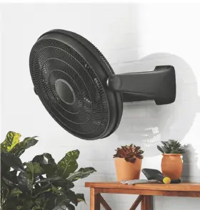 Fb50-17h Pelonis 20 Inch 3-speed Lightweight Air Circulator Floor Fan Wall Mount Black New