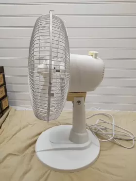 Ft30-13p Pelonis 12 Inch 3-speed Oscillating Table Desk Fan Model# White Tested #2
