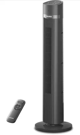 Psfz40r3alg Pelonis 40 In Bladeless Tower Fan For Bedroom Standing With Remote Control
