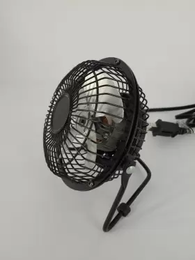 Hvra-4d Pmx 4 Inch Personal Black Fan Metal Portable Tilt Adjustable Electric Model #2