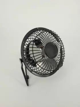 Hvra-4d Pmx 4 Inch Personal Black Fan Metal Portable Tilt Adjustable Electric Model
