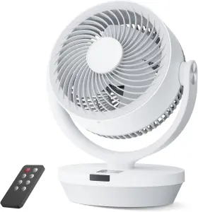 Pntck 313056789745 Air Circulator Fan For Bedroom 13 Inch Table With Remote 90 Oscillating And 120