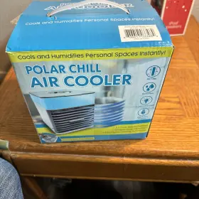 03348 Polar Chill Air Cooler With Built-in Humidifier Personal Conditioner Led Lights