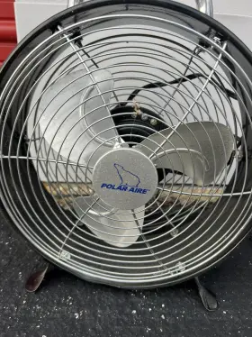 No-lf-9df Polar Aire Vtg Look Polar-aire 11.5 Inch Retro Table Drum Fan Black Model #2