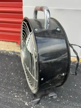 No-lf-9df Polar Aire Vtg Look Polar-aire 11.5 Inch Retro Table Drum Fan Black Model #3
