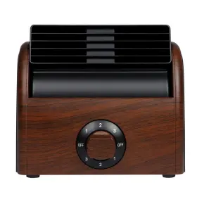 Poocci 876545341313 Desk Fan Personal Quiet Powerful Small Table Fans Retro Bladeless For Ho