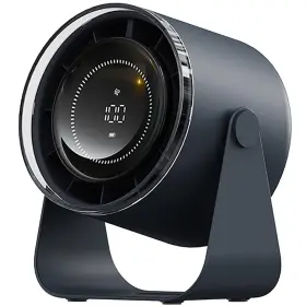 Af02 Poocci Desk Fan Strong Airflow 100 Speeds Quiet Digital Display Rechargeable Batter
