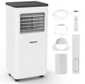 Yt09-kt02-10k Poople 10 000 Btu Portable Air Conditioners Ac For Room Up To 450 Sq. Ft