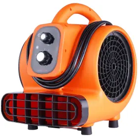 3707868239 Power 1000 Cfm 3-speed Floor Blower Fan Portable Air Mover With Timer And Cord