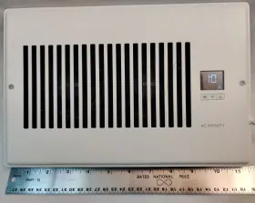 Ac-rbf6-wregister Power Airtap Series Model Size 6 Inch X 10 12vdc/8w