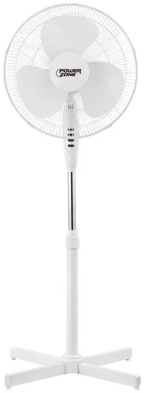 Fs-40e Powerzone Oscillating Floor Fan 120 V 0.42 A 90 Deg Sweep 16 In Dia B